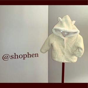 Baby GAP bear hoodie sz/3-6m